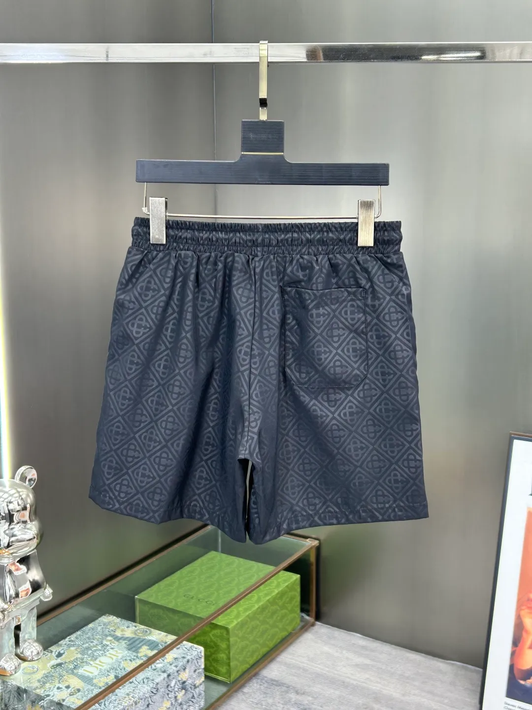 Casablanca (Casablanca), 2026 New Arrival beach shorts, synchronized with the official website. Original 1-1 replica, fine workmanship, original hardware. Selected high-quality polyester fiber fabric, delicate feel, summer must-have item, super handsome upper body effect, super real shooting, close contact with texture! xm 1 Sizes：M-3XL